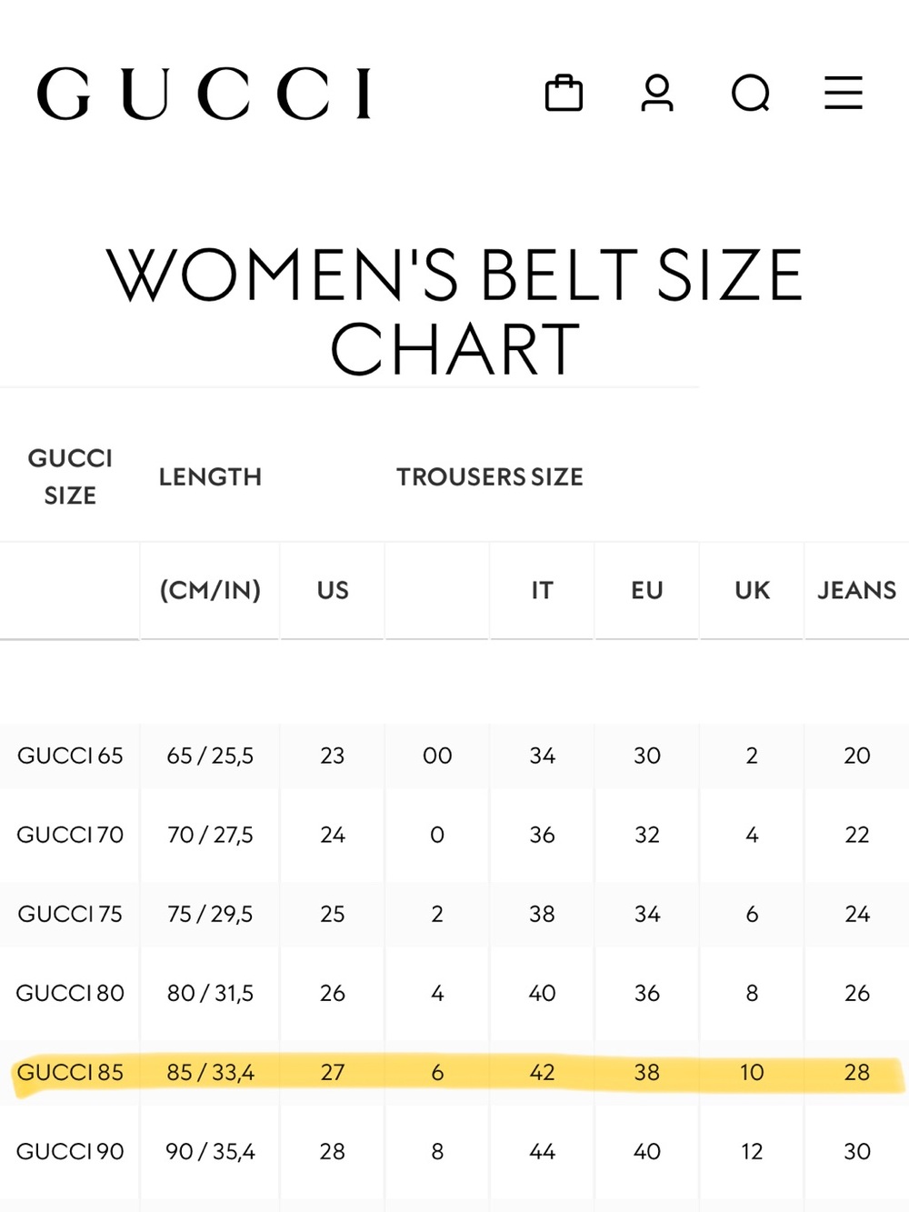 Gucci Marmont black leather belt - Picture 6 of 6